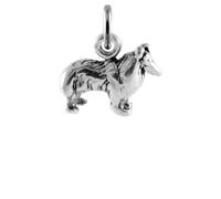 jewellerybox Sterling Silver Small Collie Dog Charm