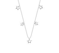 jewellerybox Sterling Silver Stars 18 Inch Necklace