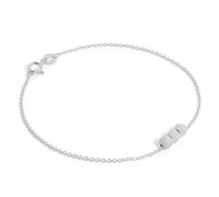 jewellerybox Sterling Silver Triple Snowball 7 Inch Bracelet