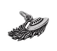 jewellerybox Sterling Silver UFO Landing Charm