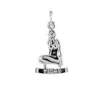 jewellerybox Sterling Silver Virgo Virgin Charm