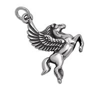 jewellerybox Sterling Silver Winged Flying Pegasus Charm