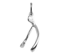 jewellerybox Sterling Silver Wishbone Charm