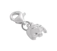jewellerybox Tiny Sterling Silver Elephant Clip on Charm