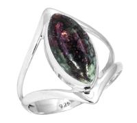 Jeweloporium 925 Silver Ring for Women Size Z+1 Red Real Russian Eudialyte Stone Costume Silver Ring Thanksgiving Gift Vintage Jewelry