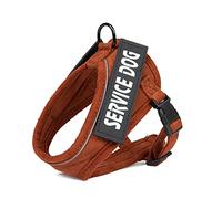 jewelora Personalised Cat Harness Escape Proof Walking Kitten Vest Harness with Reflective Strips Adjustable Step-in Breathable & Soft Puppy Kitten Harness for Outdoor Walking (Coffee)