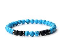 jewelry 6mm Beaded Bracelets Men Natural Tiger Eye Stone Black Onyx Strand Bracelet Stretch Bangle Women Energy Wrist for girls