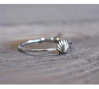 Jewelry 925 Sterling Silver Sea Shell Mermaid Nautical Jewelry Band Ring Life Fine Jewelry for Women Gift Set Size 6-10 (US 10)