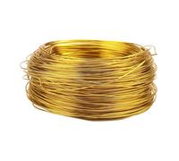 Jewelry Accessories Plated Aluminum Wire 1mm/1.2mm/1.5mm/2mm/2.5mm/3.0mm Aluminium Metal for DIY Findings for Weaving and Wrapping(Black,1.5mm 5meter)