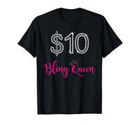 Jewelry Advise $10 Bling Queen Sarcastic Flex Cubic Zirconia T-Shirt