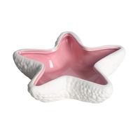 Jewelry and Trinket Holder Sea Life Ceramic Conch Design Shell Organizer Plates for Home Decoration, フリーサイズ