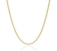 Jewelry Atelier Gold Chain Necklace Collection - 14K Solid Yellow Gold Filled Rope Chain Necklaces for Women and Men with Different Sizes (2.1mm, 2.7mm, or 3.8mm), 20 inch, Metal