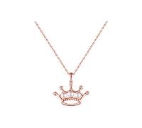 Jewelry Autumn Crown Pearl Diamond Clavicle Pendant S925 Sterling Silver Jewelry