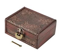 Jewelry Box, Big Jewelry Box Retro European Style Jewelry Boxes with Small Lock for Jewelry Storage