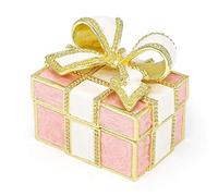 Jewelry Box Bow-knot Jewelry Box Pink Jewelry Princet Box Hand Painted Diamond Classic Ornaments Crafts Gift for Birthday Mother's Day Jewelry Case Organizer (Color : Jewelry Box b)