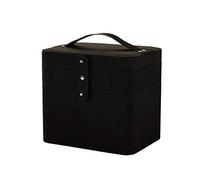 Jewelry Box，High Capacity Soft PU Leather Decorative Jewelry Storage Case for Bracelets, Earrings, Rings, Necklaces, Brooches (Color : black-JoJo's Bizarre Adventure1)