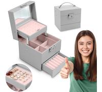 Jewelry box MS-703 Massido - gray
