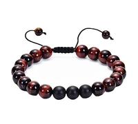 Jewelry Bracelet for Him and Her - Real Natural Tiger's Eye Beads, 17cm Size, Gift for Friends, Couples & Family Household faucets