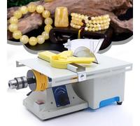 Jewelry Buffer Polisher - Mini Precision Table Saw, Bench Lathe Cutting Machine & Gemstone Grinder for Jewelry Making, Grinding, Polishing & Drilling