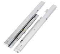Jewelry Cabinet Tobacco Glass Display Case Shelf Support Drawer Rail Slide Sliding Bottom Slide Rail Guide Rail(One Color)(14 Inch-35Cm)