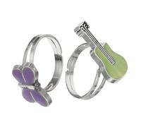 jewelry Children's The Ring Mood-changing Emotion Indicator Halloween Costume Props Cute Mood Animal Finger Rings Zinc Alloy jewelry