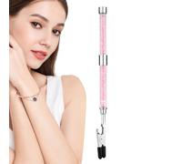 Jewelry Clasp Tool - 18 Cm Bracelet Fastener Helper, Multi-Purpose Zipper Necklace Aid, Lightweight Pink Purple PC Grip | Exquisite Design Assistant for Watches Keychains Easy Secure Closure