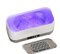 Jewelry Cleaner Ultrasonics Machine - Multi-Speed Cleansing Equipment, Compact Water-Based Purifier | Advanced Ultrasonics Bath Chamber, Automatic Deep Rinse System, Efficient Countertop Appliance