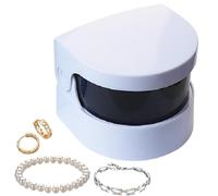 Jewelry Cleaning Machine - Ultrasonic Household Electric Jewelry Retainer,Leakproof Design Deep Cleaning Tool for Necklaces, Glasses, Bracelets, Dentures, Shavers, Earrings