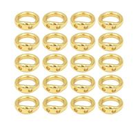Jewelry Connecting Rings, 20 Pcs Copper Link Rings, 0.8x0.8cm, Dòuble Hole Jewellery Connector, Keychain Accessories, Creative Design Inspiration, for Craft Repair Beading Keychain Earrings