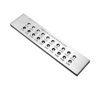Jewelry Crafting Tool Wire Drawplate Steel Texture Round Draw Plate Jewelry Making Tool Wire Drawing Plate for Rings Shaping
