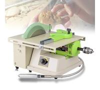 Jewelry Cutting Machine, 1380W High Power Mini Table Saw with Chip Removal Port, Speed Adjustment 500-7000 R/MIN, DIY Polishing Tool
