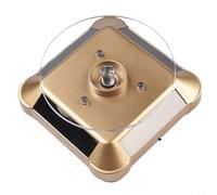 Jewelry Display Stand, Solar Display Stand Turntable, 360° Electric Motorized Rotating Display Rack, Jewelry Photography Show Holder