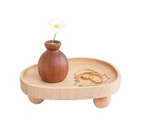 Jewelry Display Tray,Wooden Trinket Tray Jewelry Holder - Display Storage Organizer Home Decor for Ring Earring Bracelet Makeup Vanity Desk Dresser Nightstand Bathroom