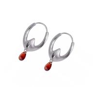 Jewelry Embedded Floating Hoops Earrings Copper Craftsmanship Comfortable Lightweight Circles Ear Accessories Elegant Jewelry Embellished Earrings