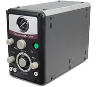 Jewelry Engraving Machine, Double Head Pneumatic Engraver with Foot Switch & Control Panel, Adjustable Speed 400-8000RPM for Metal Processing and Crafts