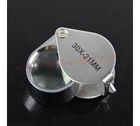 Jewelry Eye Loupe Magnifier Glass Triplet Jewelers 30x21mm