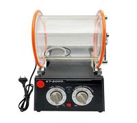 Jewelry Finishing Machine, 5Kg Capacity Tumbler Polisher, Adjustable Time and Speed, Rotatory Direction, Anti-Leak Design for Gold, Copper, Silver Jewelry