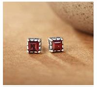 jewelry for Women, Chinese Eardrop S Crystal Topaz Thai Fairy Personality Square Simple Earrings oliv jewelry