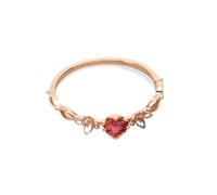 Jewelry for Women Rings, Matching Wedding Bands Flower Orange Pink Tourmaline with Moissanite 14K Rose Gold Size W 1/2
