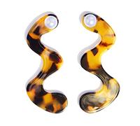 jewelry for women Women Silver Earrings, Exquisited Acetic Acid Irregular Women Drop Earrings Classic White Imitation Pearl Accessories Women Party Jewelry Gifts For Girlfriend, Wife, Sister,