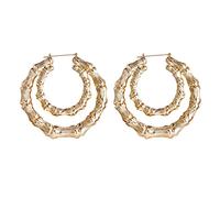 jewelry for women Women Silver Earrings, Punk Hoop Earrings Charm Gold Silver Color Letter Sign Basketball Wives Major Jewelry For Summer Party Gifts For Girlfriend, Wife, Sister, Daughter,