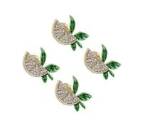 jewelry Fruitful Shaped Retro Badge Bling Sequin Lapel Pin Watermelon Fruit Brooch Zinc Alloy jewelry