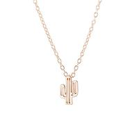 Jewelry Gift Fashion Cactus Cute Pendant Prickly Necklace Pear Necklaces Pendants Womens Heart (Gold, One Size)