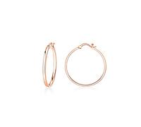 Jewelry Hoop Earrings, Wedding Earrings for Brides Minimalist Style Irregular Semi-Flat Coil for Birthday