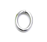 Jewelry Jump Rings 200pcs Stainless Steel Strong Oval Jump Rings, Connecting, Split Connectors for DIY Jewelry Making Finding(Silver,1.0x5x7mm)