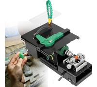 Jewelry Lapidary Saw for Cutting Rocks, Mini Table Polishing Machine with Flexible Shaft, 800-12000 RPM, Ideal for Jewelry Making and Buffing, 1850W Power