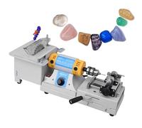 Jewelry Lapidary Saw, Mini Table Saws for Rock Cutting, Polishing Machine 800-10000r/Min with Flexible Shaft, Benchtop Tools for Gemstone Saw Cutting
