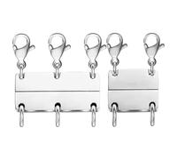 Jewelry Layering Clasp - Magnetic Chain Separator, Multi-Link Lock | Convenient Necklace Attachment, Two-Piece Fastening Tool for Statement Pieces, Jewelry and Fashion Accessory Uses