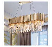 jewelry Luxurious Chandelier, Hanging Lamp, Crystal Chandelier Living Room Chandelier Modern Simple Atmosphere Restaurant lamp Designer Model Room Lamp Villa Light Luxury,Oval 80cm-Silver earrings