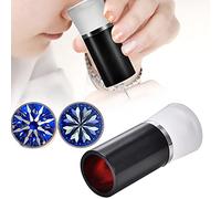 Jewelry Magnifier 10X, Diamond Viewer Loupe for Hearts & Arrows Gems, Professional Gemstone Magnifying Glass with Advanced Optical Lens, Compact Metal Frame Jewelry Loupe